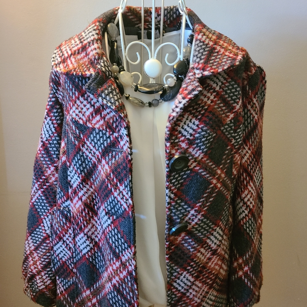 No Boundaries wool blend jacket juniors size 11/13